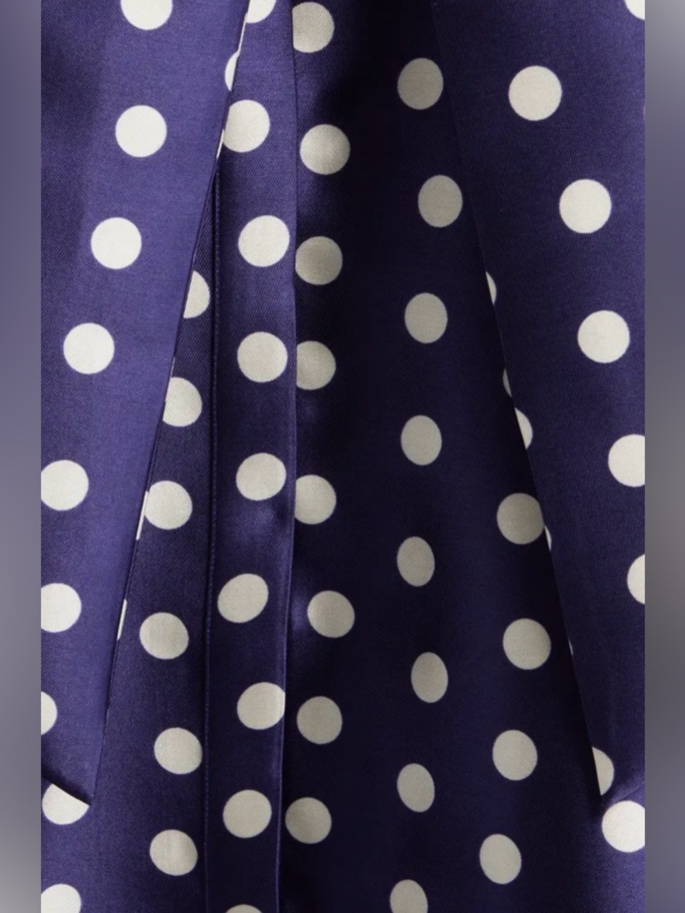 Julia Jordan Twill Polka Dot Gown Dress Navy NEW - Picture 6 of 6